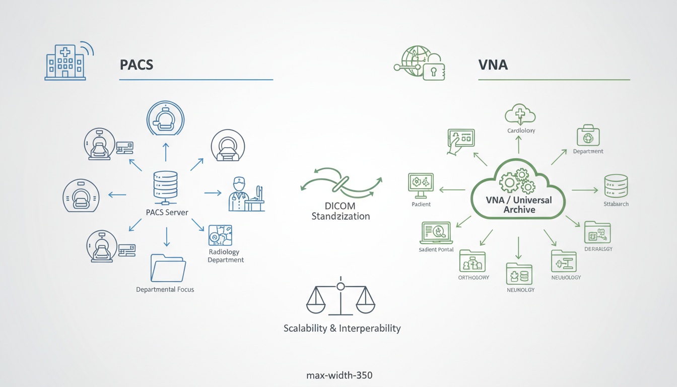 PACS vs. VNA -  Choosing the Right Imaging Solution for Your Medical Practice(2) - Created by PostDICOM